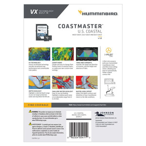 Humminbird CoastMaster U.S. Coastal Waters V1  • 601015-1