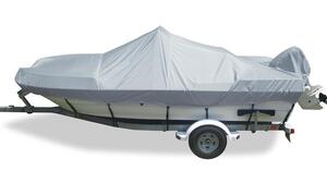 Carver Cover for Center Console Bay Style Fishing Boat With Shallow Draft Hull 18'6