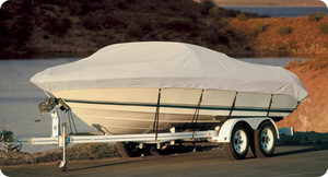 Taylor Made Boatguard Gray Polyester Boat Cover for 12'-14' L x 75