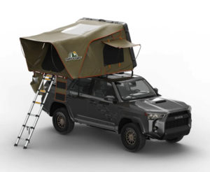 Tuff Stuff Alpha Hard Top Side Open Tent, Gray, 3+ Person  • TS-RTT-CS-GR