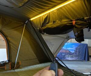 Tuff Stuff Alpha Hard Top Side Open Tent, Black, 3+ Person  • TS-RTT-CS-BK
