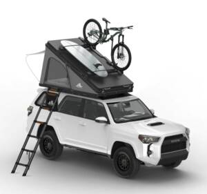 Tuff Stuff Alpine FiftyOne Aluminum Shell Roof Top Tent  • TS-1-1800BLK