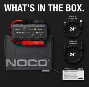 Noco 2500 Amp UltraSafe Lithium Jump Starter  • GBX75