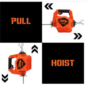 Mile Marker Rhino Pull 1000 LB Portable Electric Winch, 24V  • 71-1000