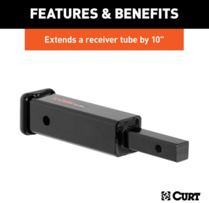 Curt Receiver Tube Adapter, 1-1/4