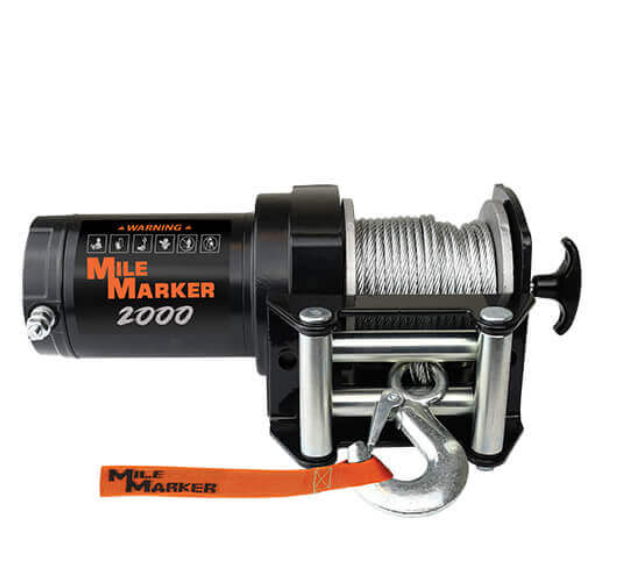 Mile Marker 2000 LB Utility Winch, 12V DC  • 76-50200