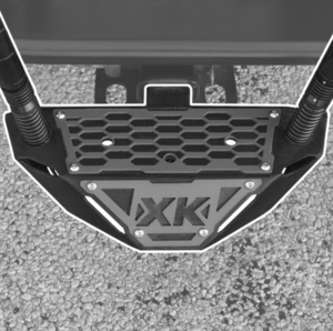 XK Glow Hitch Receiver Step and Whip Plate  • XK-HITCH