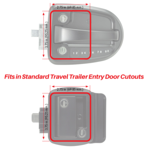 Global Link Ultra Pro ES – Bluetooth Electronic Travel Trailer Lock  • TTLBT-46160-2006-1PK