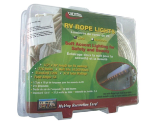 Valterra Clear RV Awning Rope Lights, 18'  • A30-0650