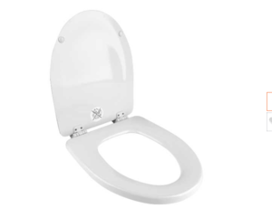 Dometic Traveler Lite Slow Closing Wood Toilet Seat, White  • 385312113