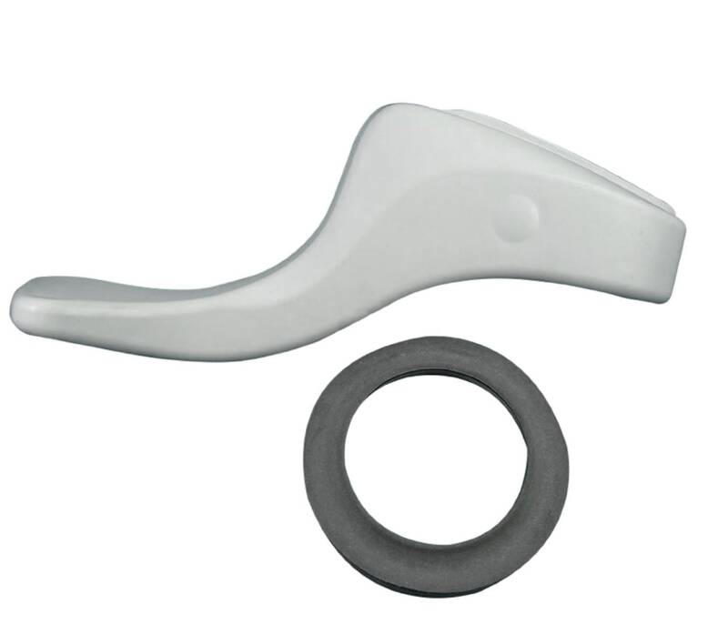 Thetford Flush Pedal for Thetford Style II High Profile Aqua Magic Residence Permanent Toilets, White • 42067