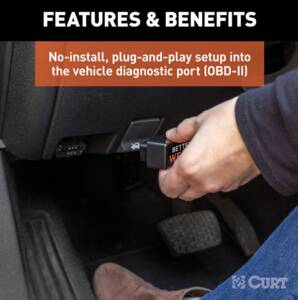 Curt BetterWeigh Mobile Towing Scale w/ TowSense Technology • 51701