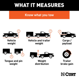 Curt BetterWeigh Mobile Towing Scale w/ TowSense Technology  • 51701