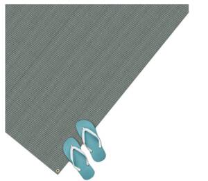 Carefree Dura-Mat 12'W x 8'L Gray Woven Bonded Vinyl Awning Mat  • 181271
