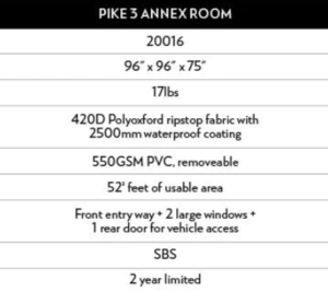 Body Armor 4x4 Sky Ridge Pike 3 Annex Room, Grey  • 20016