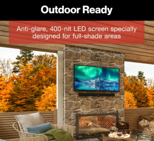 Furrion Aurora Full-Shade 4K LED Outdoor Smart TV - 55