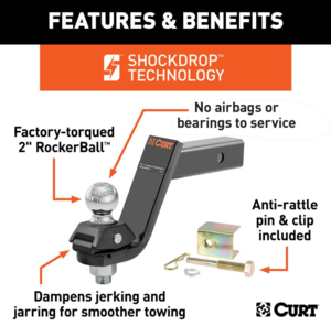 Curt RockerBall Cushion Hitch w/ 2