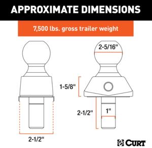 Curt RockerBall 2-5/16