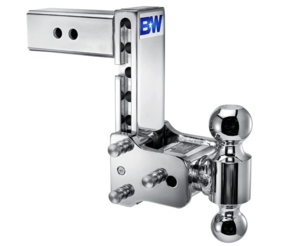 B&W Tow & Stow Adjustable Dual-Ball Mount - Chrome - 2.5