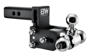 B&W Tow & Stow Adjustable Tri-Ball Mount - 2