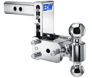 B&W  Tow & Stow Adjustable Dual-Ball Mount - Chrome - 2