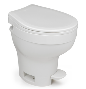 Thetford Aqua-Magic VI SloClose Toilet With Hand Sprayer, High Profile, White  • 31839