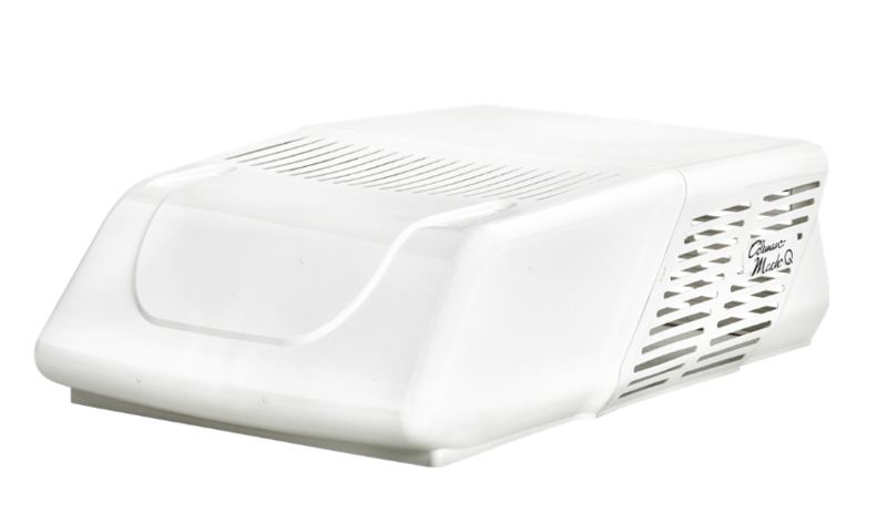 Coleman-Mach Mach 10 Soft Start Series Low-Profile Air Conditioner, 13.5K BTU, Polished White  • 45203-0753