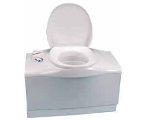 Thetford C402C Removable Cassette Built-in Toilet, White - 5.1 Gallons  • 51703