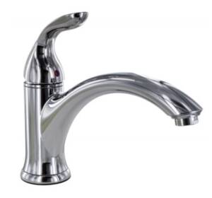 Valterra Chrome Hybrid RV Kitchen Faucet with Lever Handle • PF231321