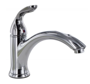 Valterra Chrome Hybrid RV Kitchen Faucet with Lever Handle  • PF231321