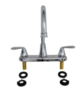 Valterra Premium RV 2-Handle Hi Arc Kitchen Faucet, Chrome  • PF231302