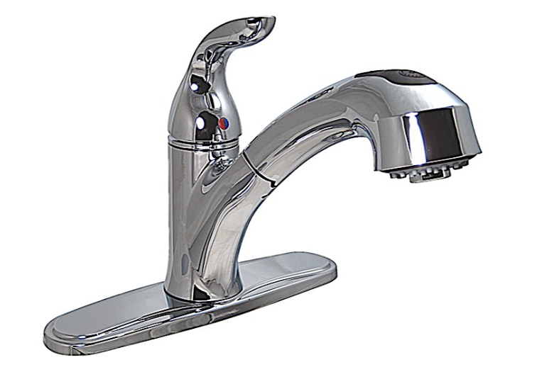 Valterra Single-Handle Pull Out Hybrid Kitchen Faucet, Chrome  • PF231341