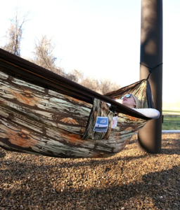 Equip 2 Person Travel Hammock, Wood Grain  • 971504