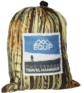 Equip 2 Person Travel Hammock, Wood Grain  • 971504