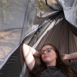 Equip Mosquito Hammock - Black and Grey • 995552
