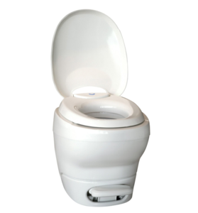 Thetford Aqua Magic Bravura Parchment Plastic High Profile Built-In Toilet  • 31085