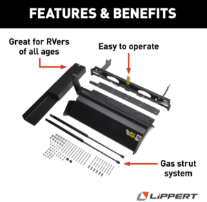 Lippert Narrow Lift Assist Kit for Solid Step 25