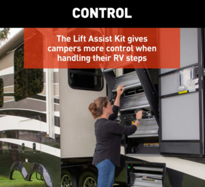 Lippert Narrow Lift Assist Kit for Solid Step 25