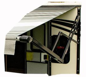 Carefree Altitude Electric Patio Awning Arm Set, Black  • 46JVAP