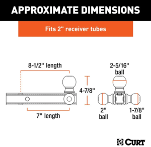 Curt Multi-Ball Mount, 2