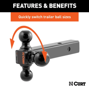 Curt Multi-Ball Mount, 2