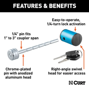 Curt Coupler Lock, 1/4