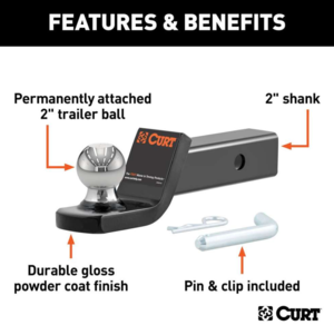 Curt Fusion Ball Mount 2