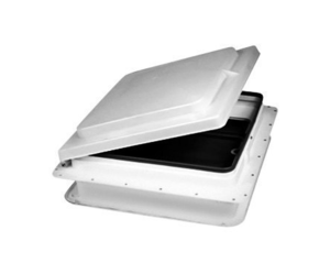 Heng's White Roof Vent Lid with Pin Hinge  • J291RWH-C