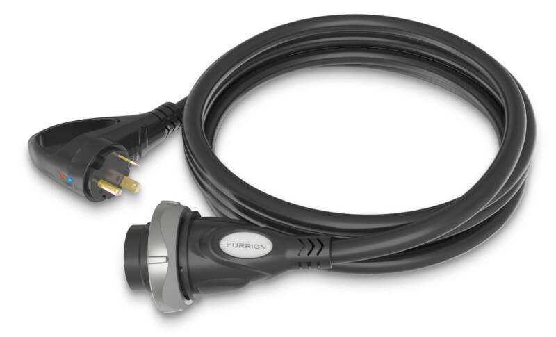 Furrion Faultsmart 36' RV Power Cord - 30A, 125V, Black • 2021124339