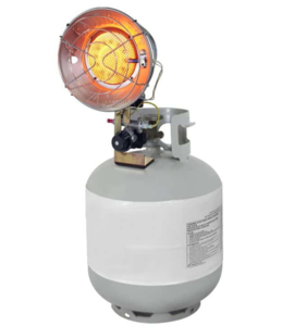 Dyna-Glo Single Burner Portable Radiant Propane Tank Top Heater – 9,000-15,000 BTU  • TT15000M