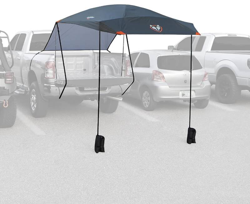 Rightline Gear Truck Tailgating Canopy, 9.5' x 6', Black • 110780