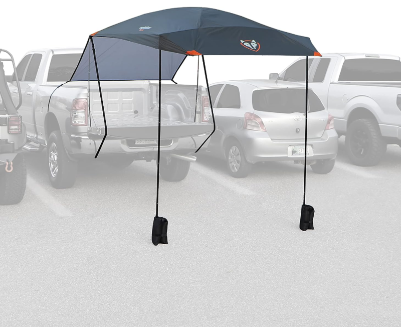 Rightline Gear Truck Tailgating Canopy, 9.5' x 6',  Black  • 110780