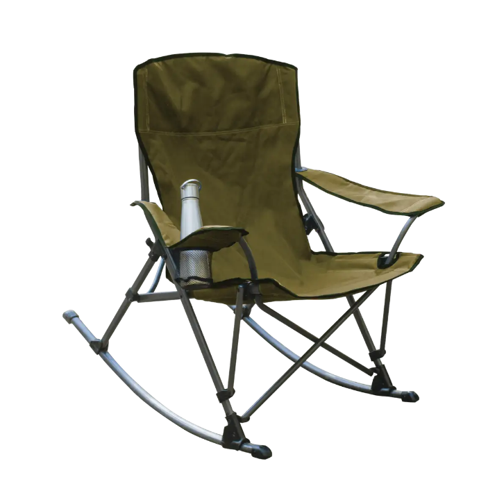 Camp & Go Soft Arm Rocking Quad Chair, Moss  • GRQR370-454-1