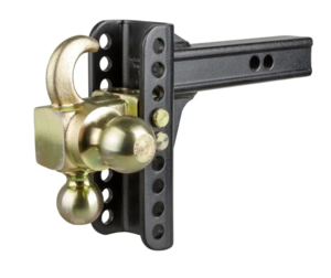 Curt Adjustable Channel Mount w/ Hook & Step Dual Ball, 2